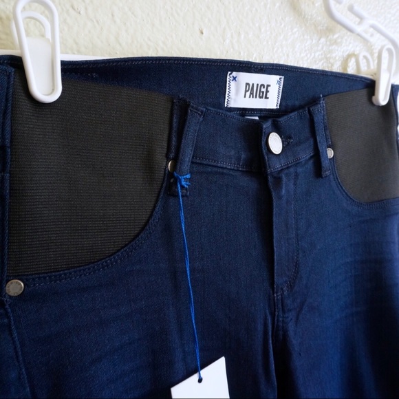 NWT Paige Skyline Skinny Maternity Jeans - Picture 6 of 8